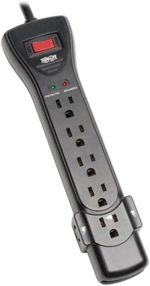 Tripp Lite by Eaton Protect It! 7-Outlet Surge Protector, 25 ft. Cord, 2160 Joules, Black Housing