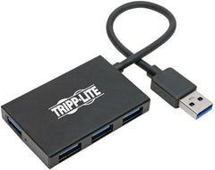 Tripp Lite by Eaton Hub USB 3.0 SuperSpeed ​​Slim, 5 Gbit/s - 4 ports USB-A, portable, aluminium