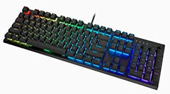 Corsair K60 RGB PRO Mechanical Gaming Keyboard - CHERRY VIOLA - Black