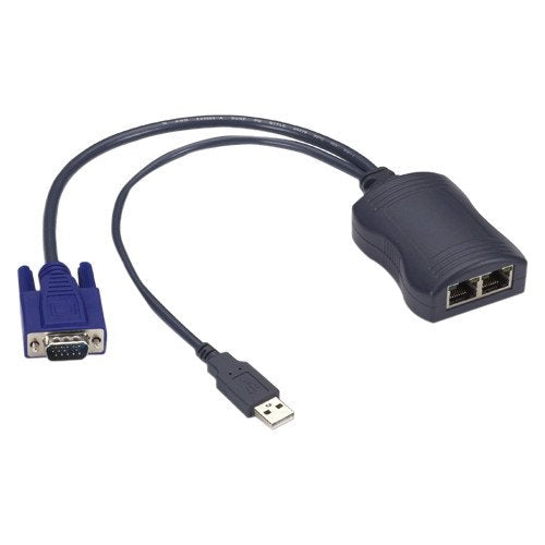 Module d'accès au serveur double CATx Black Box ServSwitch CX, USB