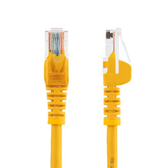 StarTech.com Câble de brassage UTP Cat5e sans accroc jaune de 3 pieds