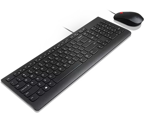 Ensemble clavier et souris filaires Lenovo Essential - Anglais américain