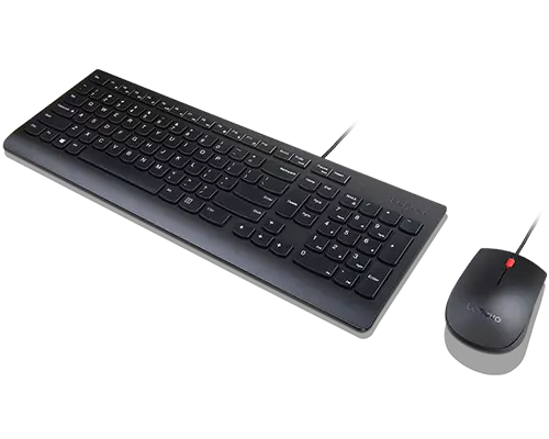 Ensemble clavier et souris filaires Lenovo Essential - Anglais américain