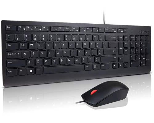 Ensemble clavier et souris filaires Lenovo Essential - Anglais américain