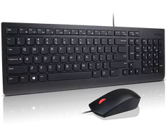 Ensemble clavier et souris filaires Lenovo Essential - Anglais américain