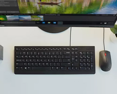 Ensemble clavier et souris filaires Lenovo Essential - Anglais américain