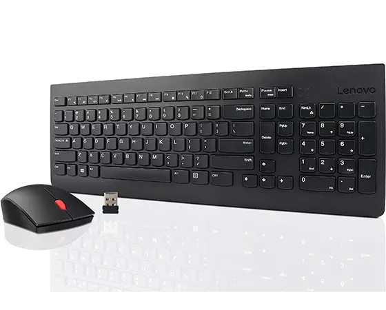 Ensemble clavier et souris sans fil Lenovo Essential - Canadien français 058