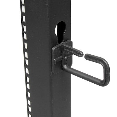 8U Open Frame Server Rack w/ adjustable mounting depth of 22in-40in & 18in tall