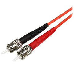 StarTech.com Câble fibre optique 1 m - Duplex multimode 50/125 - LSZH - LC/ST - OM2 - Câble de brassage fibre LC vers ST