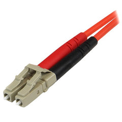 StarTech.com Câble fibre optique 1 m - Duplex multimode 50/125 - LSZH - LC/ST - OM2 - Câble de brassage fibre LC vers ST