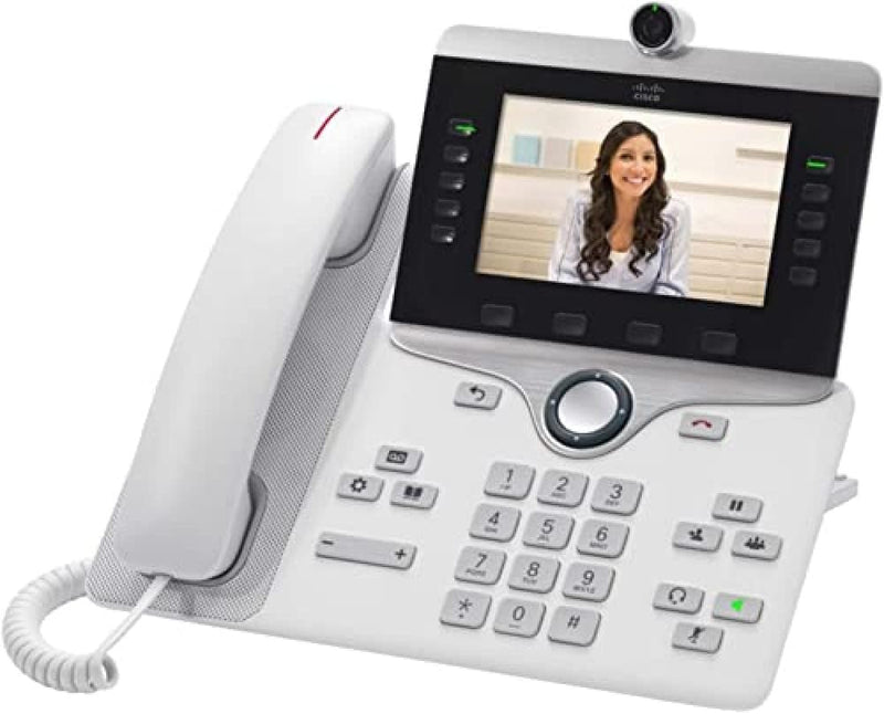 Cisco 8845 IP Phone - Refurbished - Wall Mountable - White