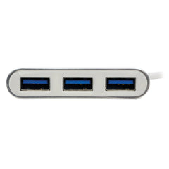 Tripp Lite by Eaton 4-Port Portable USB 3.0 SuperSpeed Mini Hub, Aluminum