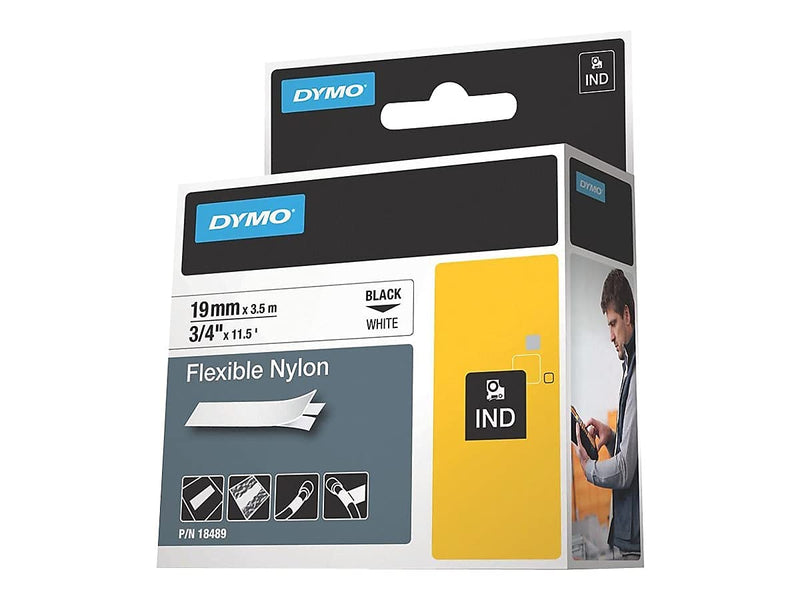 Étiquettes en nylon souple Dymo Rhino