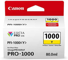 Canon LUCIA PRO PFI-1000Y Original Inkjet Ink Cartridge - Yellow Pack