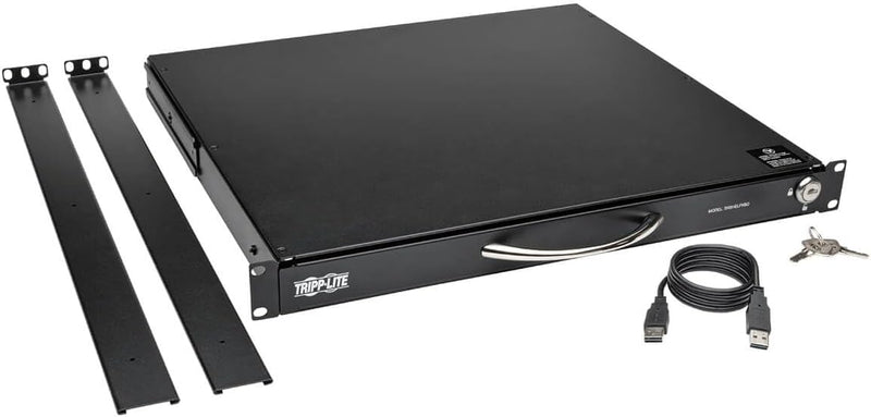 Clavier à montage en rack 1U SmartRack de la série Tripp Lite avec kit de câbles KVM 