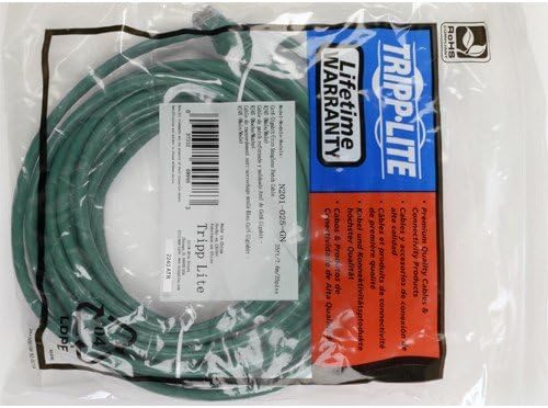 Tripp Lite 6-ft. Cat6 Gigabit Snagless Molded Patch Cable, Green