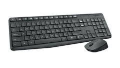 Ensemble clavier et souris optiques sans fil USB MK235, (gris)