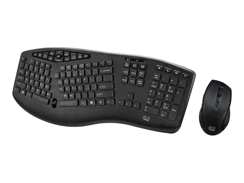 Ensemble clavier et souris ergonomiques et sans fil