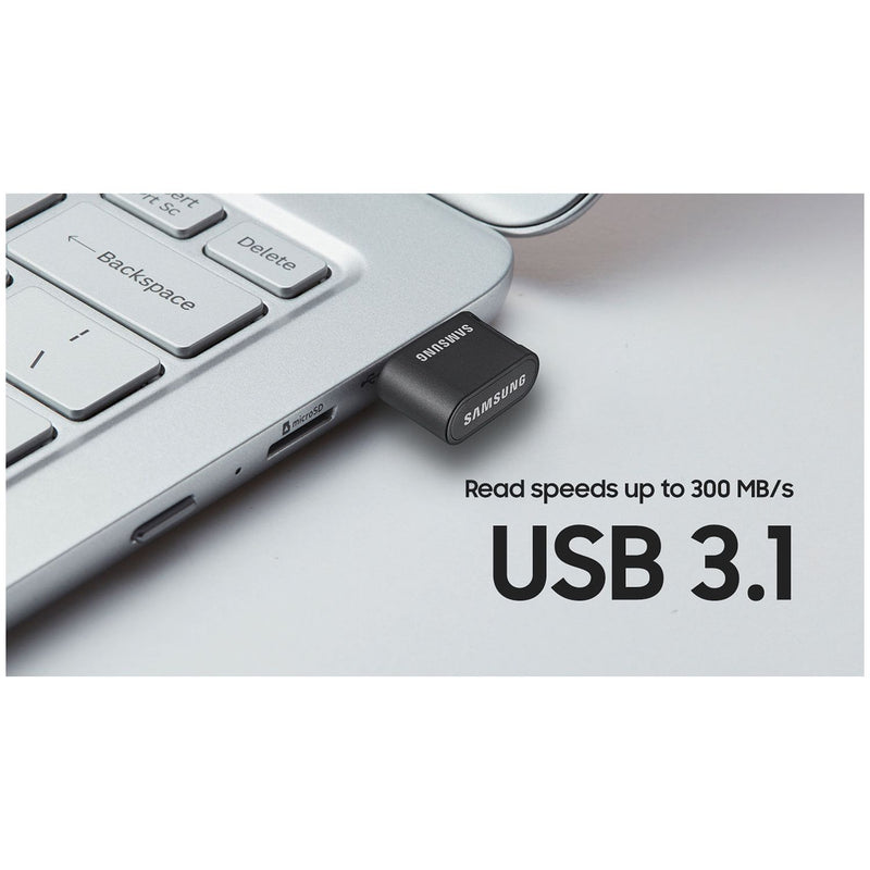 SAMSUNG FIT PLUS 256GB USB 3.1 FLASH DRIVE