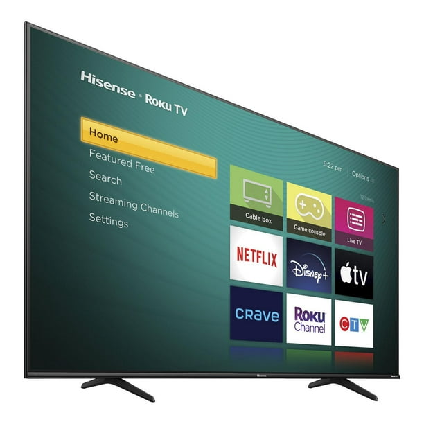 Téléviseur intelligent Hisense 55u6kr 55" Roku Qled 4k Uhd 