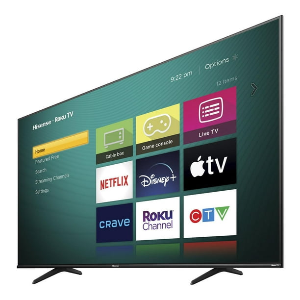 Téléviseur intelligent Hisense 55u6kr 55" Roku Qled 4k Uhd 