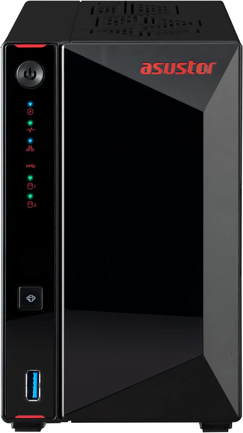 NAS ASUSTOR NIMBUSTOR 2 GEN2 AS5402T 2 BAIES, CPU QUAD-CORE 2.0GHZ, DOUBLE PO 2.5GBE