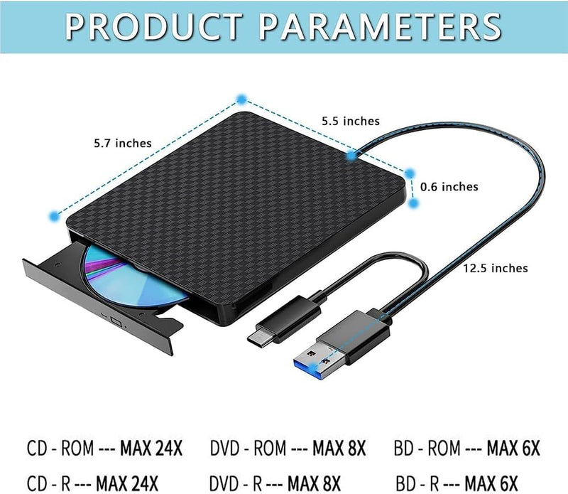 Blu-ray Drive - Serial ATA - Internal - Black