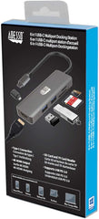 Station d'accueil multiport USB-C 6 en 1Statistique d'accueil multiport USB-C 6-en-1 Adesso