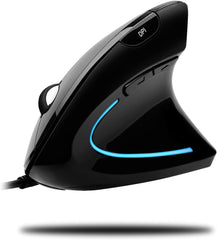 iMouse E1 - Mouse - Optical - 1600 dpi - Buttons Qty: 6 - Wired - USB Port - Bla