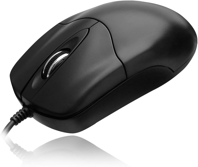 HC-3003 - Souris optique de bureau à défilement à 3 boutons (PS/2)