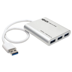 Tripp Lite by Eaton 4-Port Portable USB 3.0 SuperSpeed Mini Hub, Aluminum