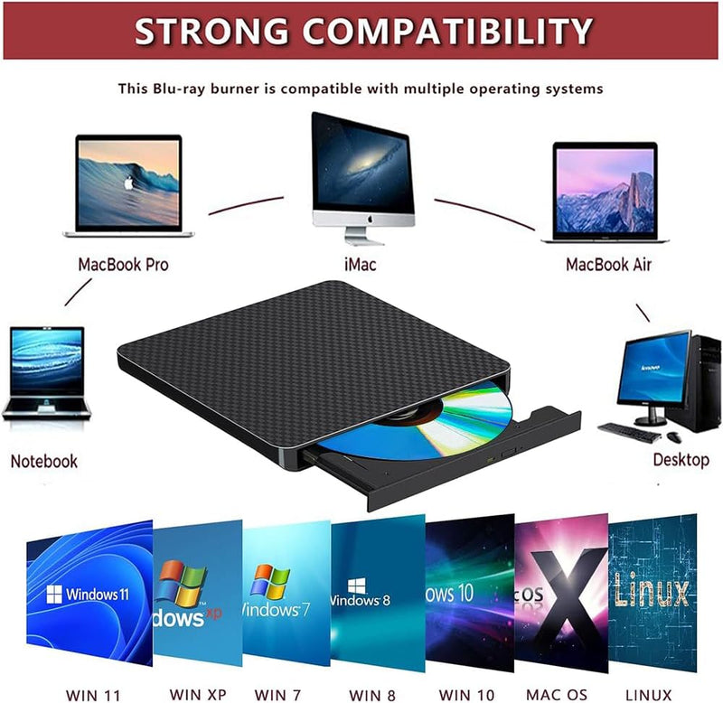 Blu-ray Drive - Serial ATA - Internal - Black