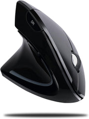 iMouse E90 - Souris ergonomique verticale sans fil pour gaucher. Conception verticale 2,4 GHz