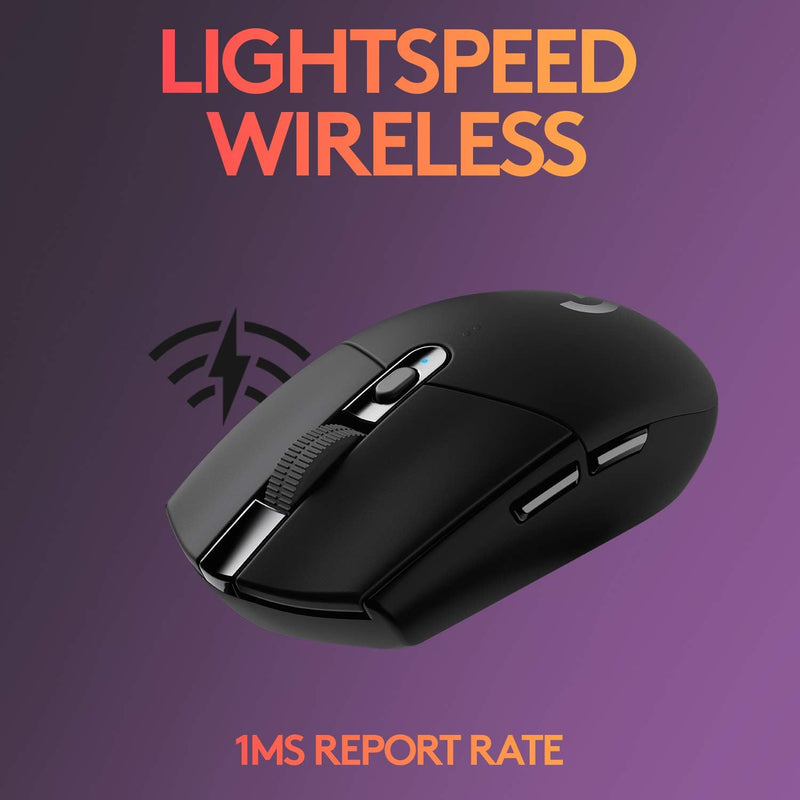 Logitech G305 Lightspeed Wireless Gaming Mouse (Black)