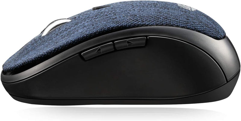 iMouse S80L - Wireless Fabric Optical Mini Mouse (Blue)