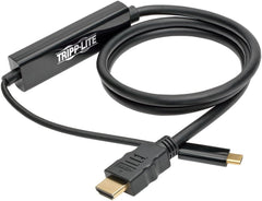 Tripp Lite USB C to HDMI Adapter Cable (M/M), 3840 x 2160 (4K x 2K) @ 30 Hz, 3 ft