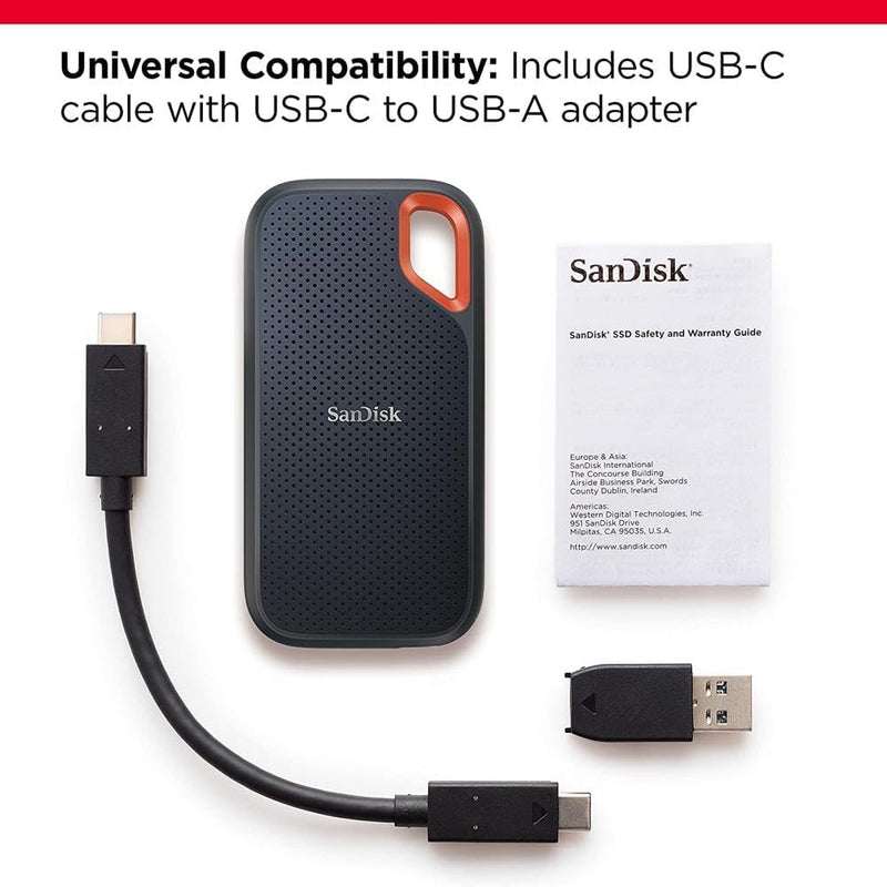 SanDisk Extreme SDSSDE61-1T00-G25 1 TB Portable Solid State Drive - External