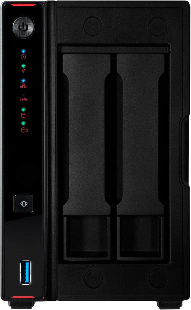 ASUSTOR NIMBUSTOR 2 GEN2 AS5402T 2 BAY NAS, QUAD-CORE 2.0GHZ CPU, DUAL 2.5GBE PO