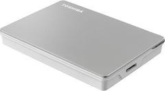 Toshiba Canvio Flex HDTX120XSCAA 2 TB Portable Hard Drive - External - Silver