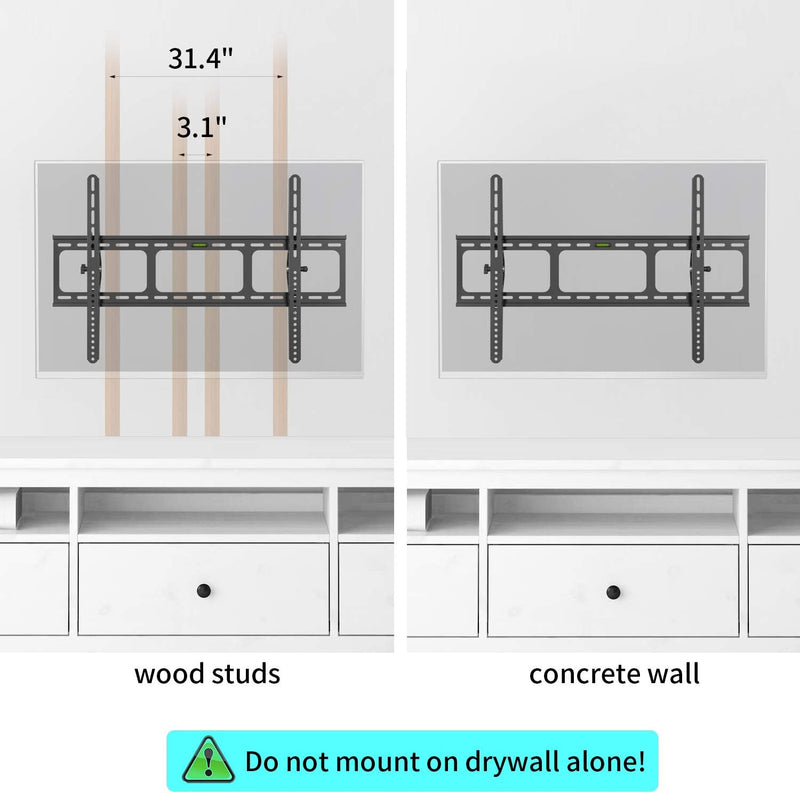 Amer BIGASSMOUNT100 Wall Mount for Flat Panel Display, Monitor, TV