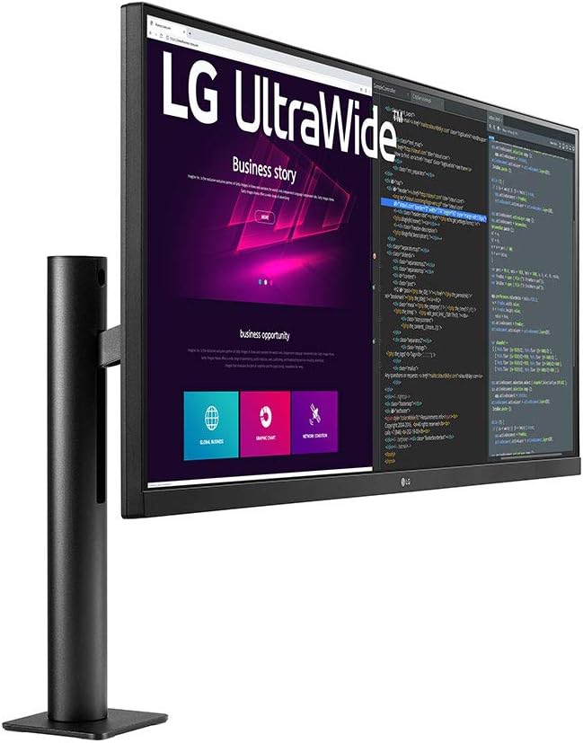 LG Ultrawide 34WN780-B 34" Class UW-QHD LCD Monitor - 21:9 - Textured Black