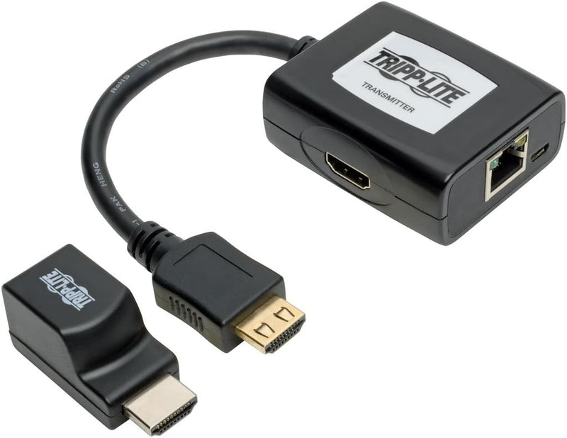 Kit d'extension Tripp Lite HDMI sur Cat5/Cat6, alimentation par câble, 1080p à 60 Hz, TAA