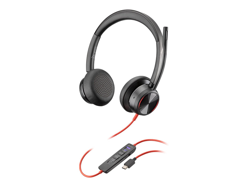 CASQUE USB-C CERTIFIÉ HP POLY BLACKWIRE 8225 MICROSOFT TEAMS