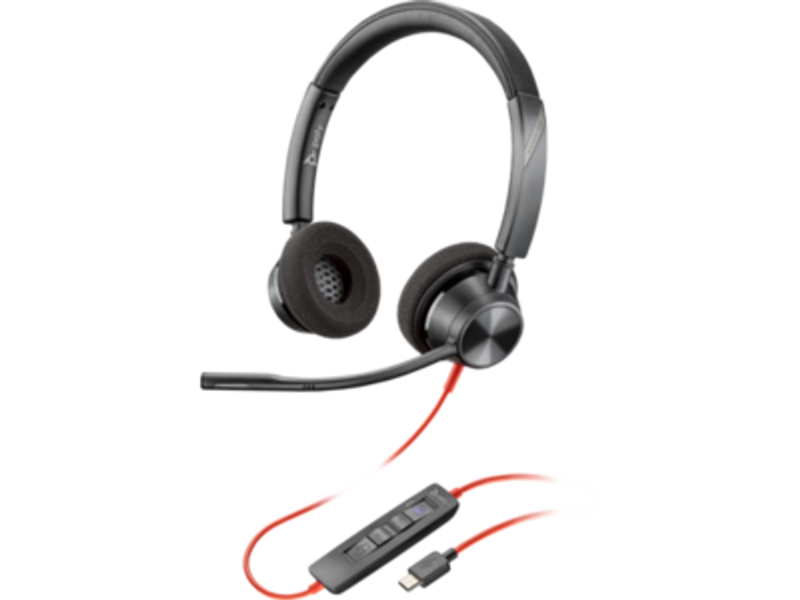 CASQUE HP POLY BLACKWIRE C3220 USB-C + ÉTUI DE TRANSPORT