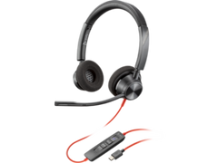 CASQUE HP POLY BLACKWIRE C3220 USB-C + ÉTUI DE TRANSPORT