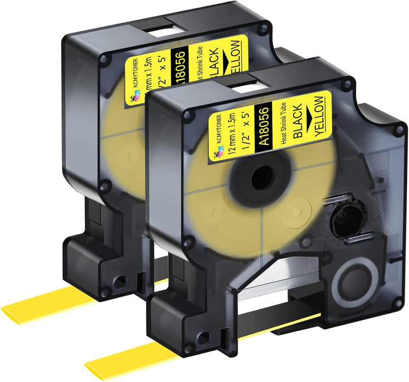 Étiquette pour tube thermorétractable Dymo