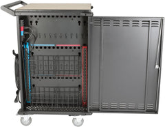 Chariot de station de recharge CA pour 36 appareils, pour Chromebooks et ordinateurs portables, noir