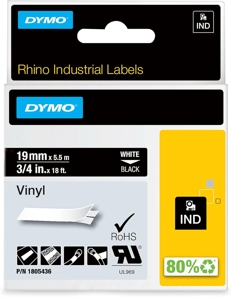 Étiquettes en vinyle colorées Dymo Industrial Rhino