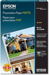 papier couché, papier photo - Format Ledger B (11 po x 17 po) - 105 g/m2 - 100 pcs.