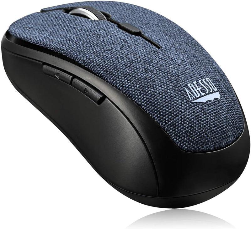 iMouse S80L - Mini souris optique en tissu sans fil (bleu)